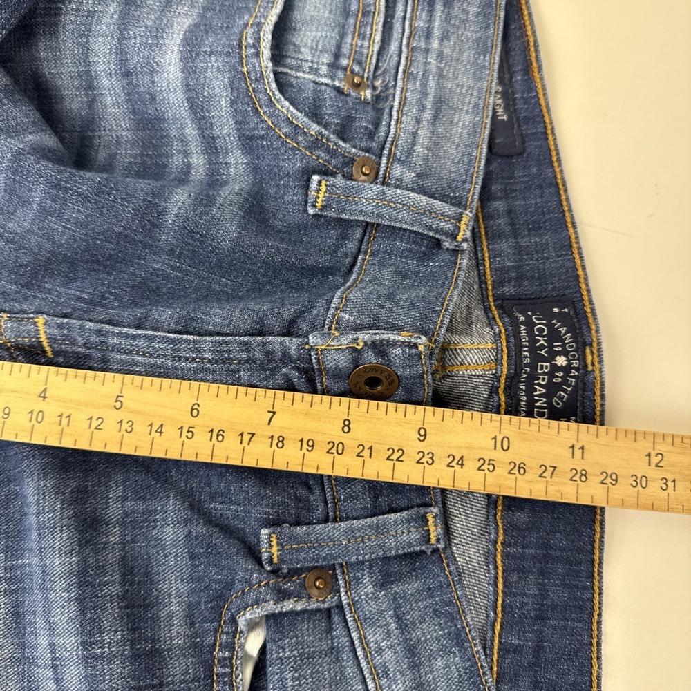 Lucky Brand Sweet Straight Jeans Women 6/28 R Blue Medium Wash Stretch Denim - Picture 9 of 16
